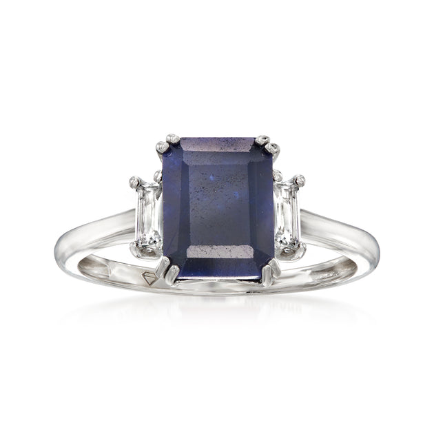 Ross-Simons Sapphire Topaz Ring Purple US 8 2
