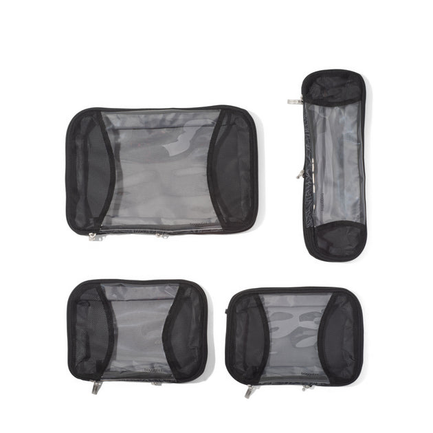 baggallini Kompressions-Packwürfel 4-teiliges Set Rot Einheitsgröße 4