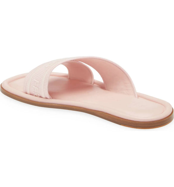 Salvatore Ferragamo Laurene Slide Sandal Pink US 5 4