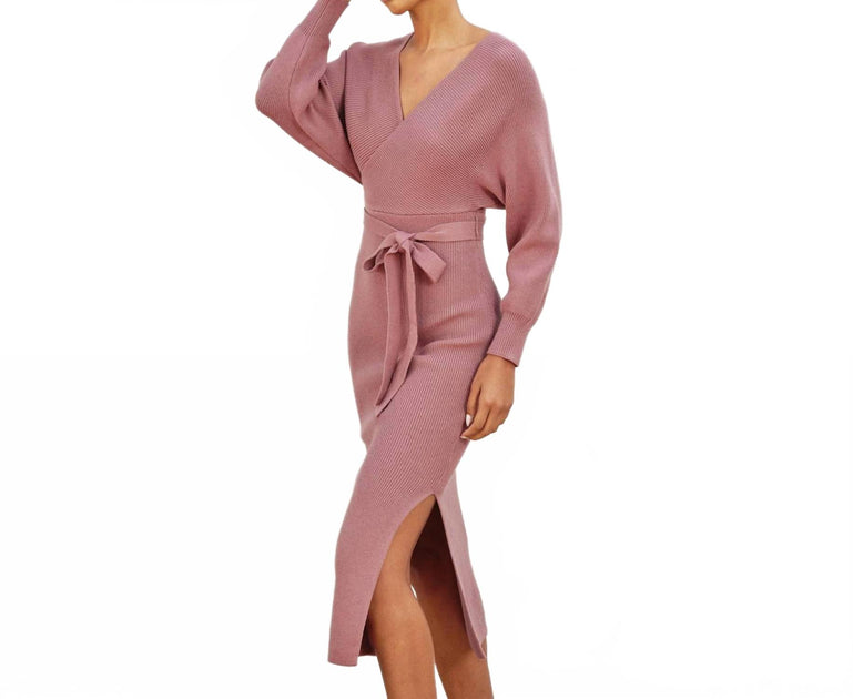 Forum Midi Dress Pink Large 3