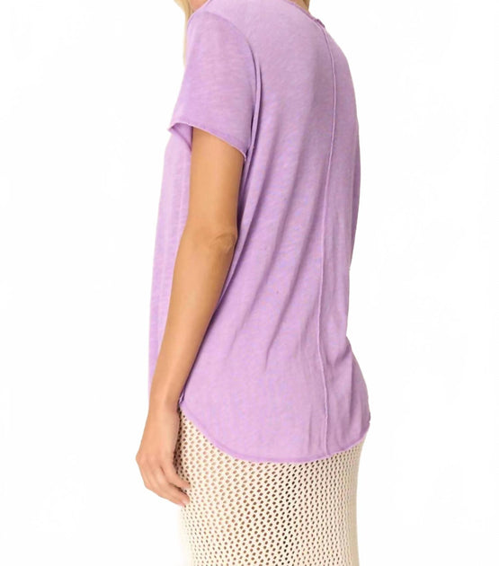 Pro-Ject Wearever V-Neck Tee Purple Small 4