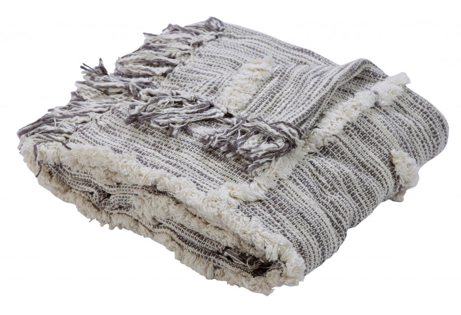 Hivvago Throw Blanket Gray 60x50 inch 4