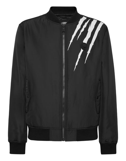 Plein Sport Scratch Bomber White Large 2