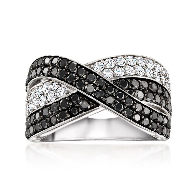 Ross-Simons Crisscross Ring Black US 5 2