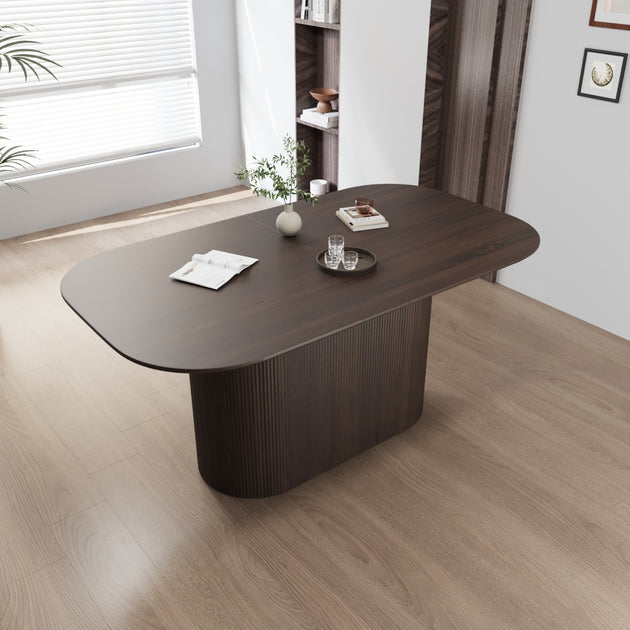 Streamdale 63 inch Brown MDF Dining Table 3