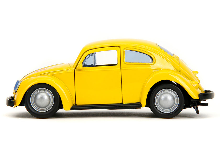 Jada Transformers Volkswagen Beetle Bumblebee Gelb 1/32 Modellauto 2