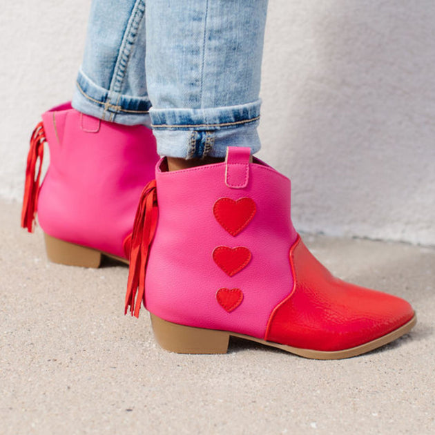 Yosi Samra Miss Dallas Western Boot Red US 7 2