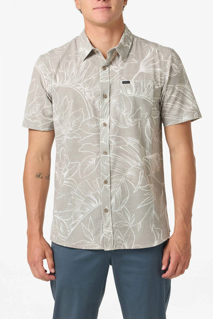 O'Neill Trvlr Traverse Short Sleeve Shirt Grey 3X 2