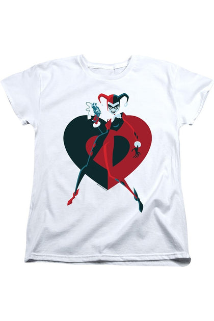 Gildan Batman Harley Heart T-Shirt White XXL 2