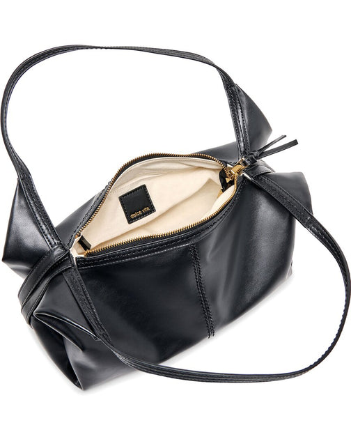 Dolce Vita Billy Leather Hobo Bag Black Medium 4