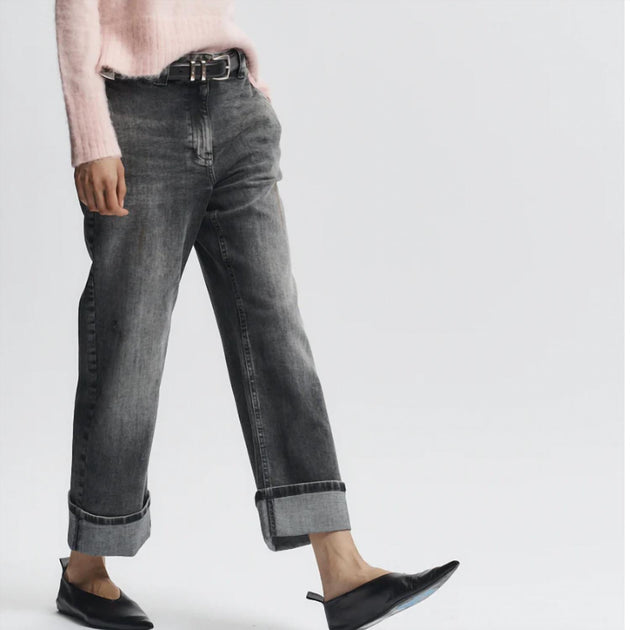 Saint Art Ayden Straight Denim Hose Grau 25 3