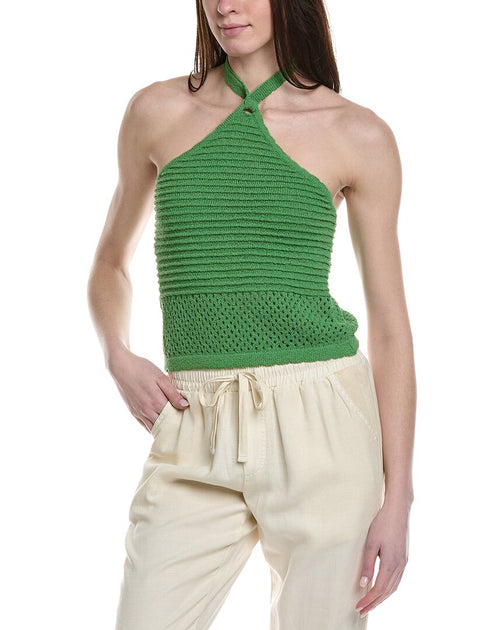 Lost + Wander Olivia Top Green Small/Medium 2
