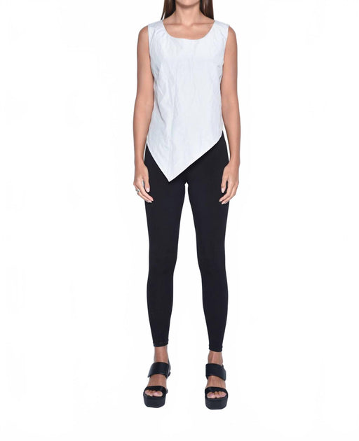 Simply Mila Uneven Hem Tank Silver Small 2