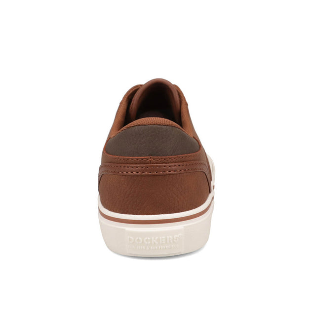 Dockers Estes Wax Sneaker Brown 10.5 4