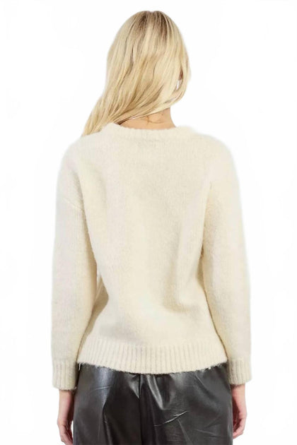 Lili Sidonio Aspen Knitted Sweater Beige S 3
