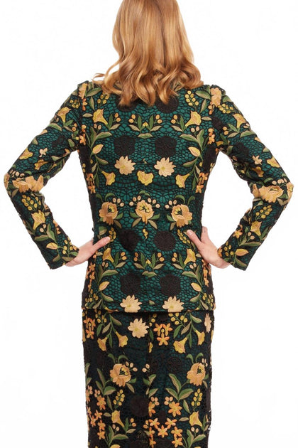 EVA FRANCO Alexey Jacket Green US 8 4