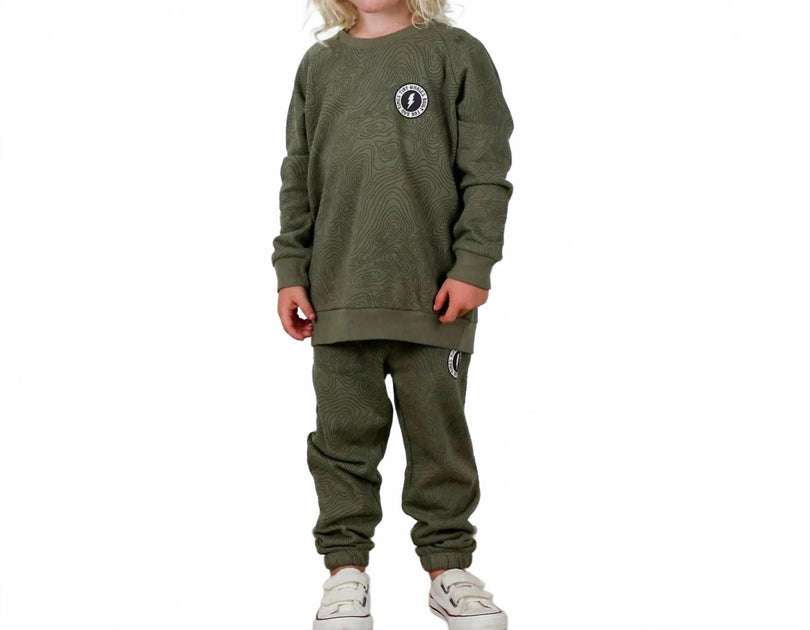 Tiny Whales Traveler Sweatpants Silver 4T 2