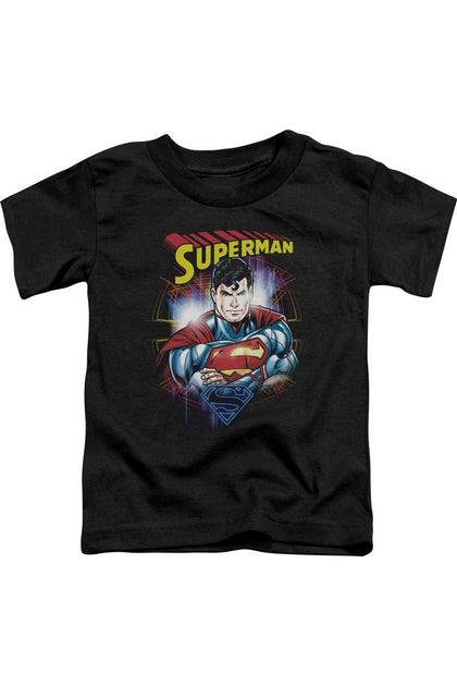 Gildan Superman Glam Short Sleeve Tee Black 3 Years 2