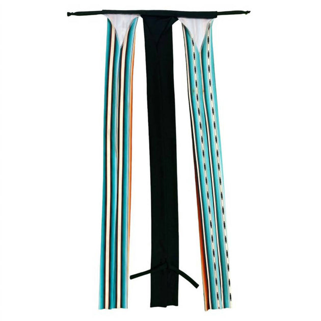 Showman Braid-In Lycra Horse Tail Bag Blue 3