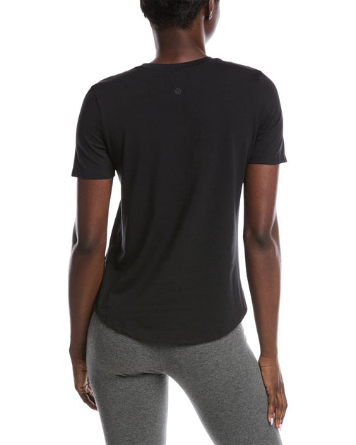 lululemon T-shirt Love Crew Noir US 0 3