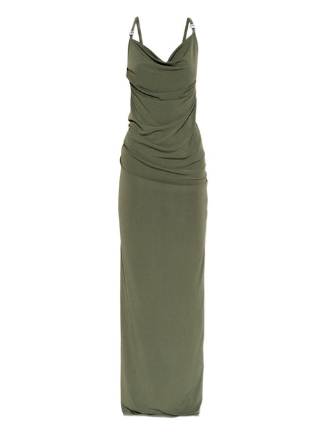 Coperni Draped Maxi Dress Green EU 40 2