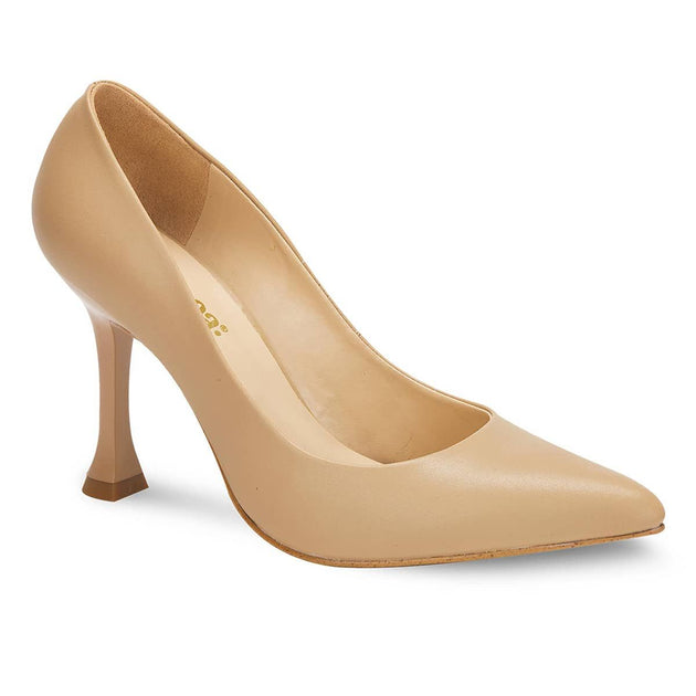 Andrea Sculpture Stiletto Pumps Beige US 6 2