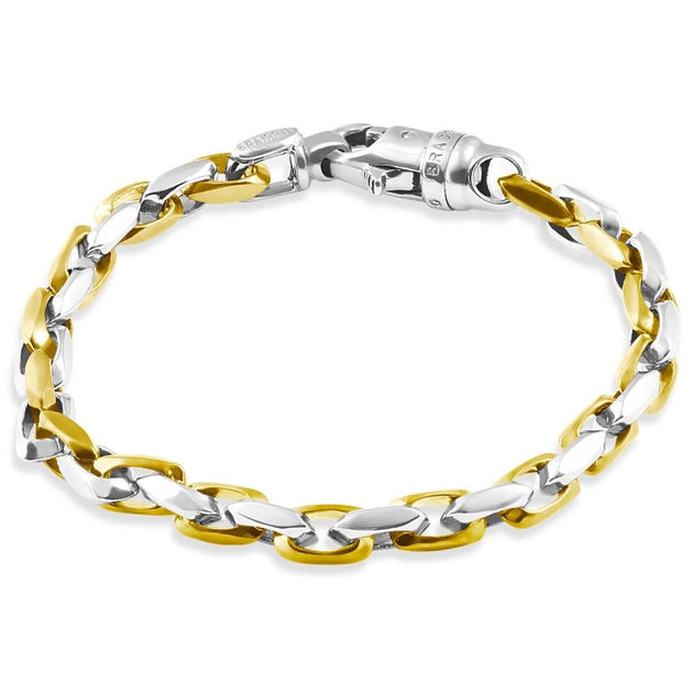 Pompeii3 Men's Link Bracelet Multi 8.25in 5