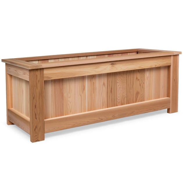 Hivvago Cedar Planter Box Brown 2