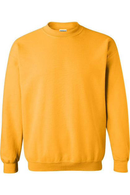 Gildan Heavy Blend Crewneck Sweatshirt Yellow XXLarge 2