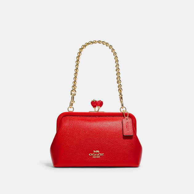 Coach Outlet Nora Kisslock Crossbody With Strawberry | ShopSimon