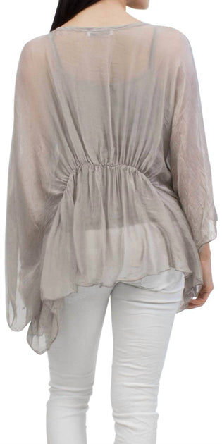 GIGI MODA Paolita Blouse Grey One Size 3