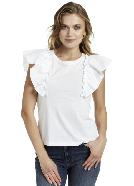 DREW Sloane Top White XS 2