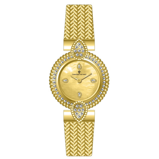 Christian Van Sant Women's Watch Gold 23mm 2