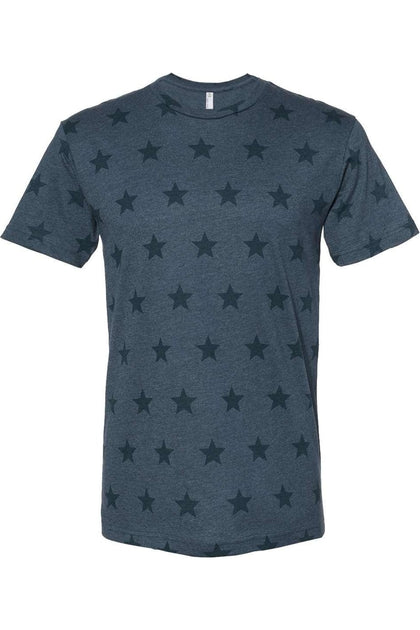 Code Five Star Print Tee Grey XXLarge 2
