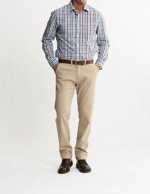 JACHS NEW YORK Bowie Chino Pants Tan 34 2