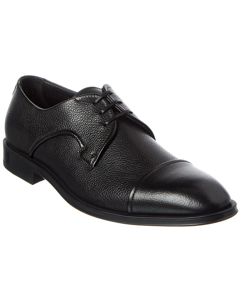 Hugo Boss Oxfords Lace Up Dress Shoes Men Size 9 Black Leather Made In Italy Hugo Boss Oxfords Lace Up Dress Shoes Men Size 9 Black  main image 4