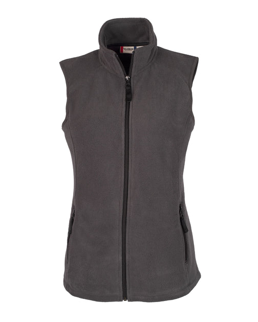 Clique Summit Lady Full Zip Microfleece Vest Black Large 4