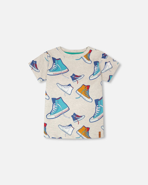Deux par Deux T-Shirt Grey Mix US 10 2