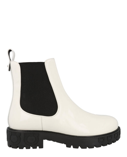 Salvatore Ferragamo Varsi Bootie White US 5 2