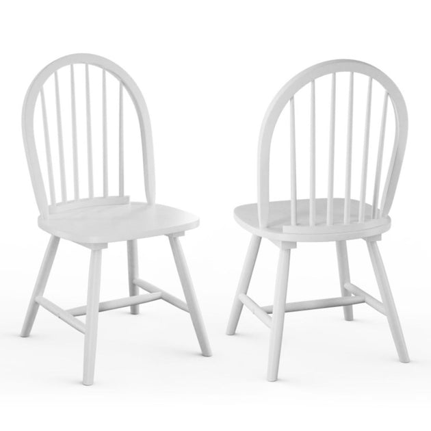 Hivvago Windsor Dining Chair White 2