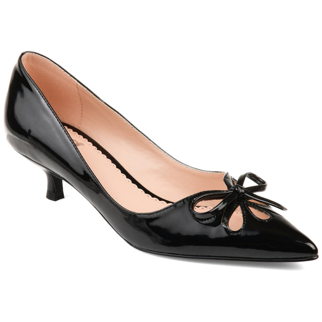 Journee Collection Lutana Kitten Heel Beige US 6 2
