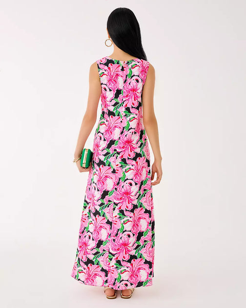 Lilly Pulitzer Iris Silk Maxi Dress Multi US 0 3