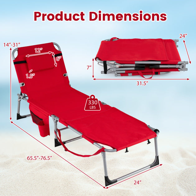 Hivvago Tanning Chair Blue 10