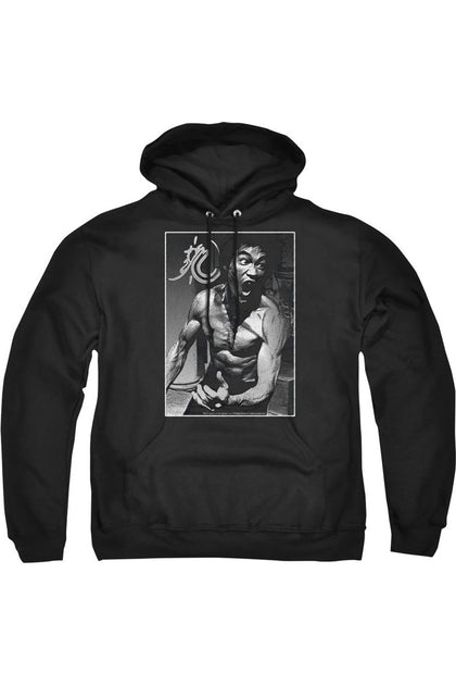 Sweat à capuche Gildan Bruce Lee Focused Rage Noir XL 2