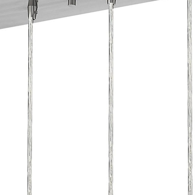 Hivvago Scope 4-Light Pendant Brushed Nickel 4