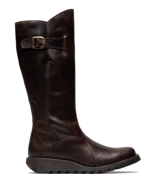 Fly London MOL 2 Knee High Boots Brown EU 36 2