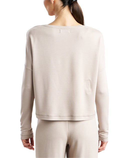 Natori Kaia Terry Destination Long Sleeve Top Beige XSmall 3