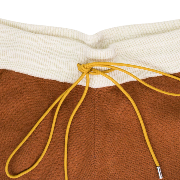 Rhude Pravil Racing Knit Short Brown Large 4