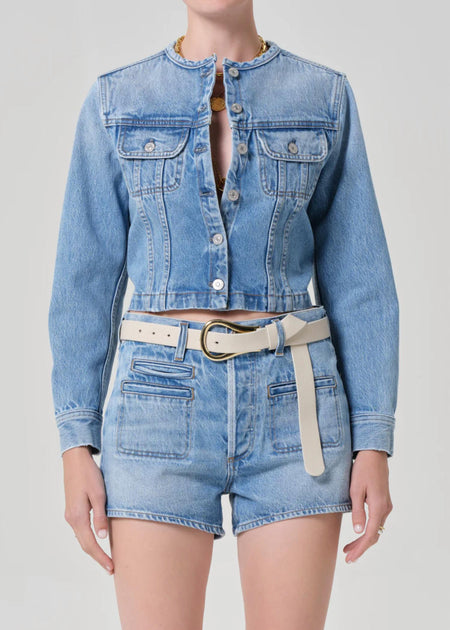 Citizens of Humanity Devin Collarless Jacket Multi Small 2