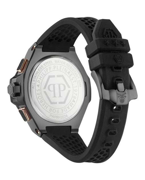 Philipp Plein Plein Chrono Royal Silicone Watch Black 6